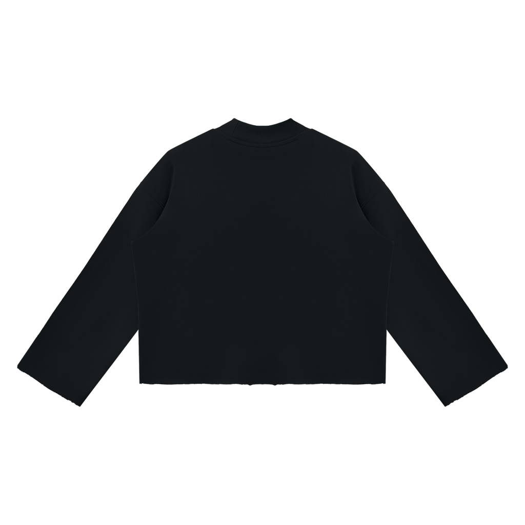 Raw Edge Boxy Sweatshirt