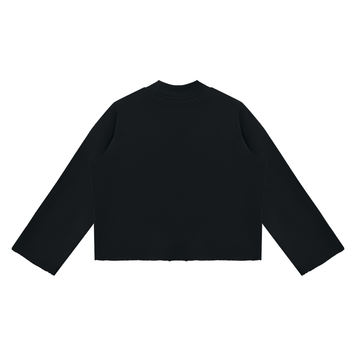 Raw Edge Boxy Sweatshirt
