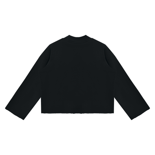 Raw Edge Boxy Sweatshirt