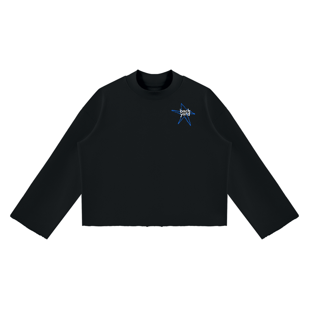 Raw Edge Boxy Sweatshirt
