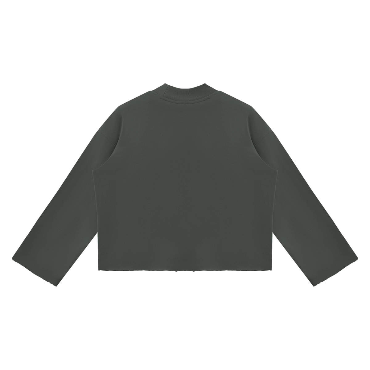 Raw Edge Boxy Sweatshirt